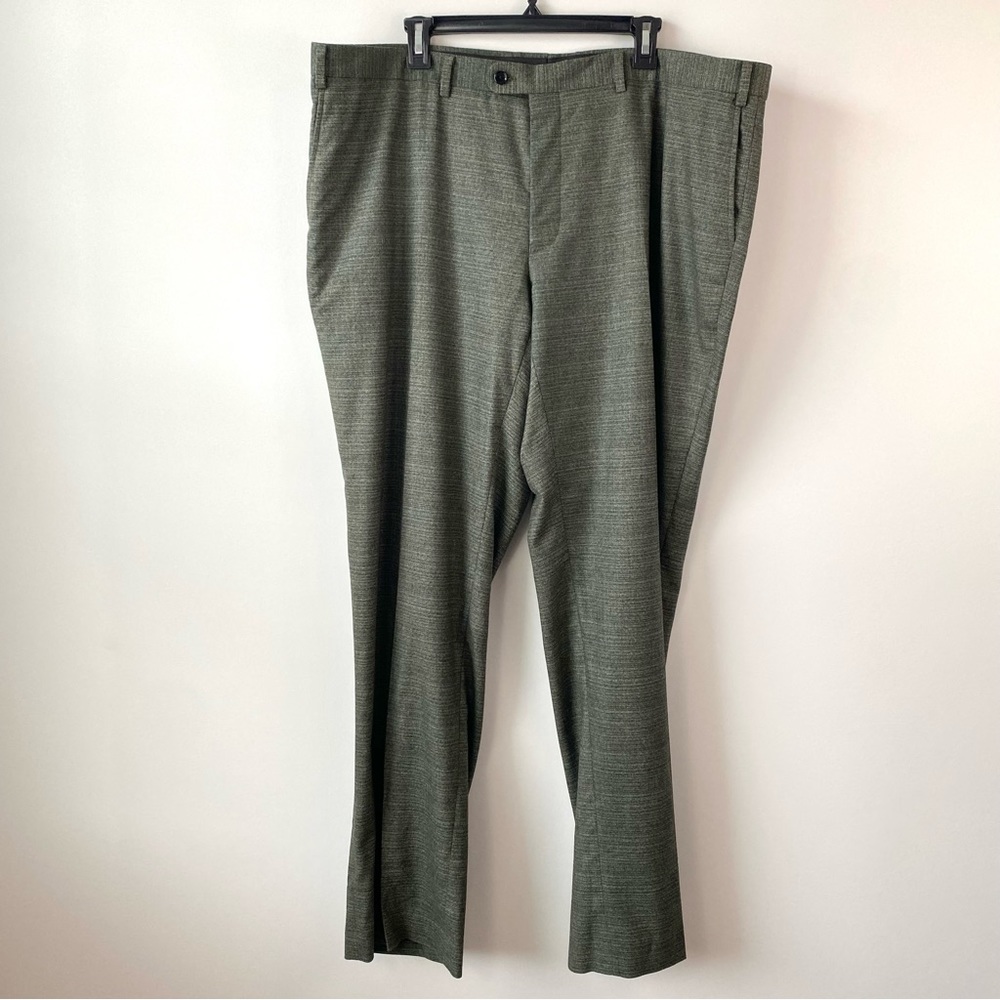 Indochino‎ Newbury Wool Dress Pants Green